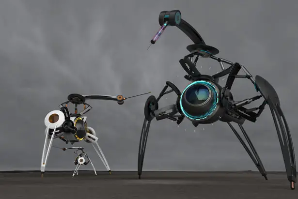 Futuristic Leonardo Multipurpose Robot by Christian Susana
