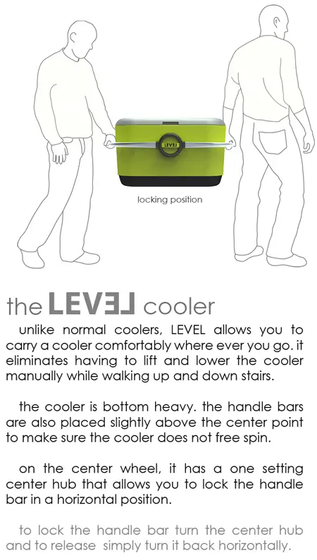 level ice cooler