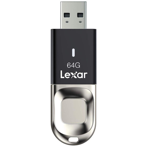 Lexar JumpDrive F35 USB 3.0 Flash Drive with Fingerprint Authentication to Keep Your Private Data, Private!