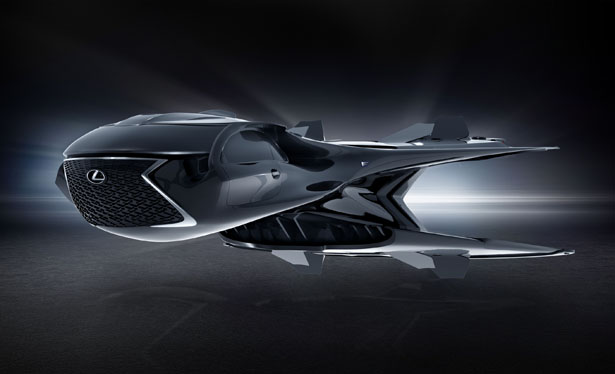 Lexus QZ 618 Galactic Enforcer Jet - Futuristic Lexus Jet for Men in Black