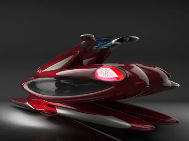 Xivan: Solar-powered Maglev Snowmobile Concept Proposal for Lexus by Mehrdad Khorsandi