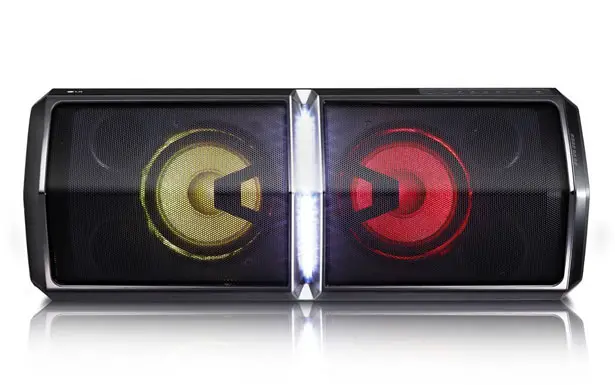 LG 600W Loudr Speaker System Features Bluetooth, Dancing Light, and Cool Effects