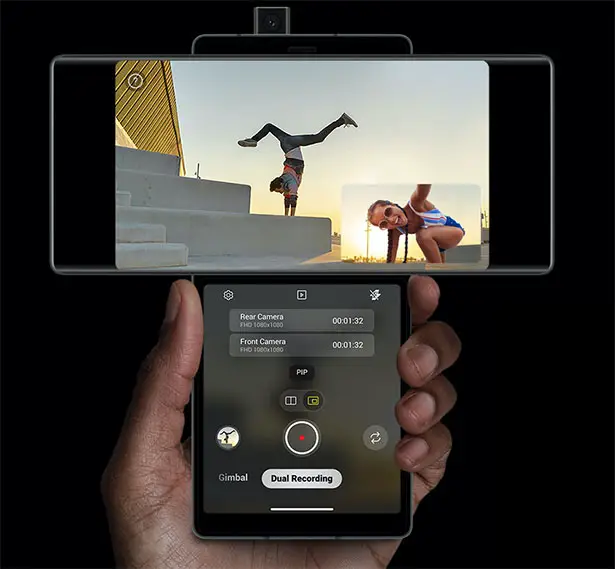 LG Wing - Multiscreen Smartphone with Swivel Feature