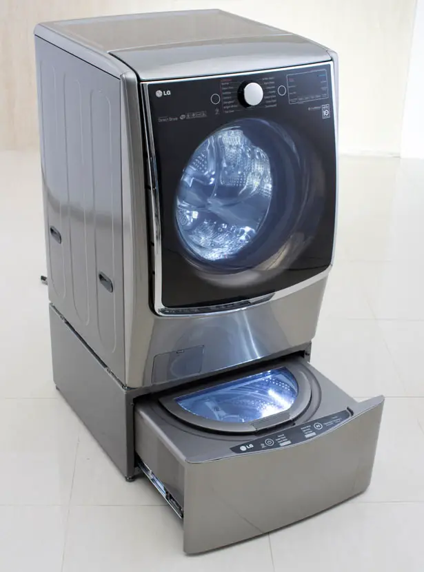 kasteel te binden Pennenvriend LG Twin Wash System Allows Two Separate Loads to Be Washed Simultaneously -  Tuvie Design