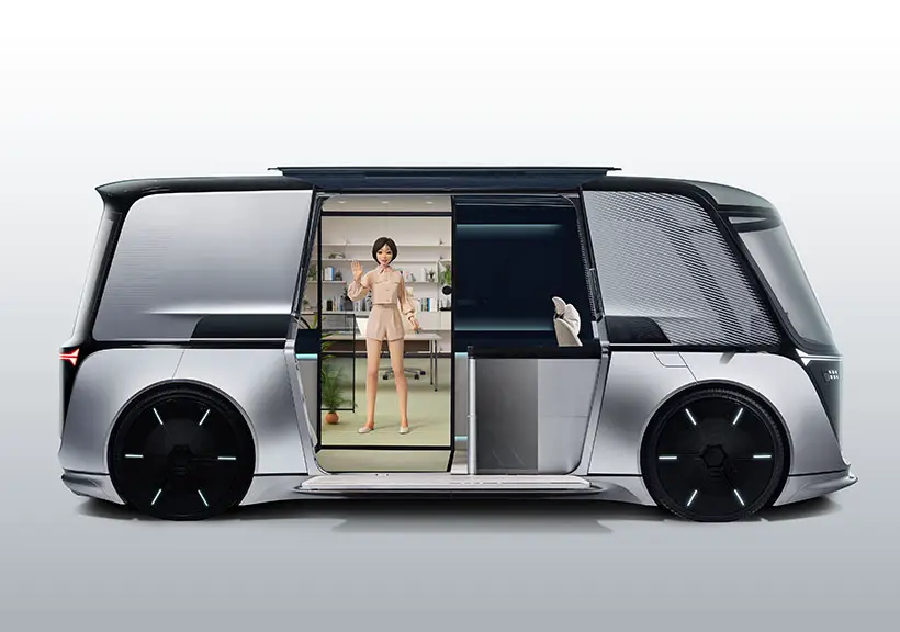 Futuristic LG Vision OMNIPOD Car Cabin Solution