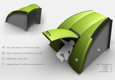 LifeLink Modular Shelter for Various Disaster Situations