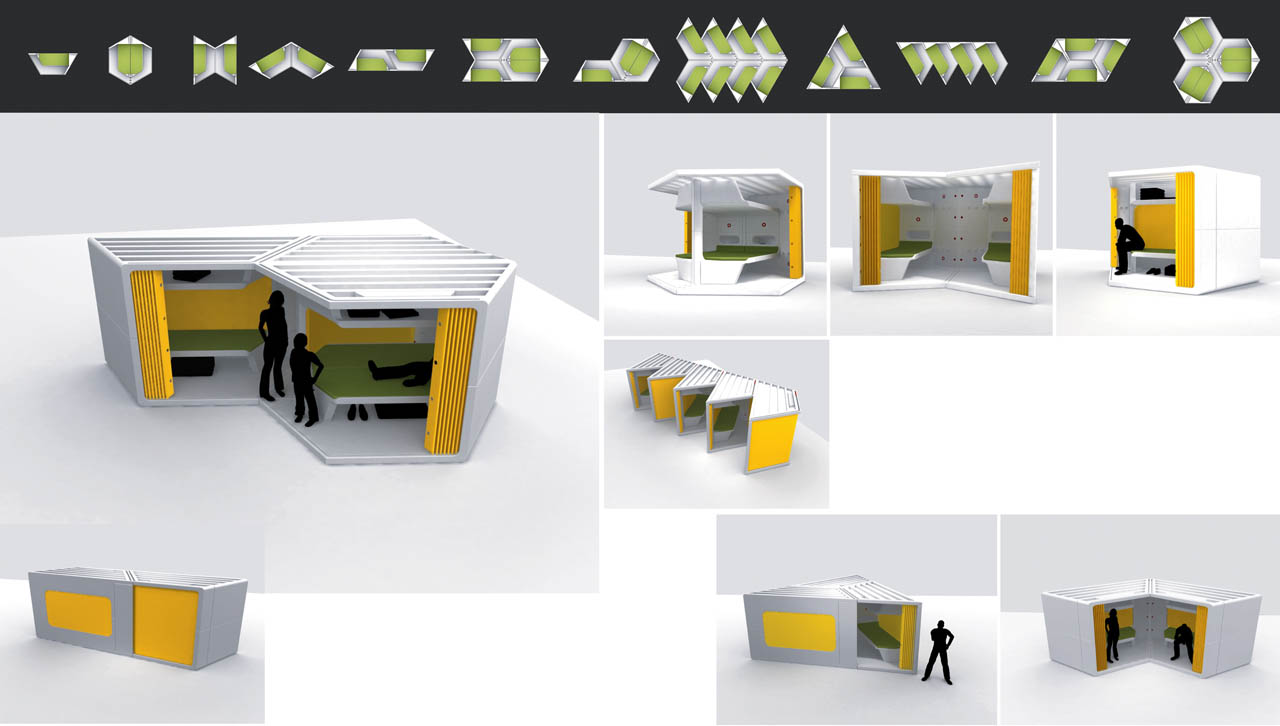 Life3 Modular Temporary Housing System Tuvie Design