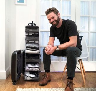 Lifepack Carry-on Closet Offers Solution for Organized Suitcase