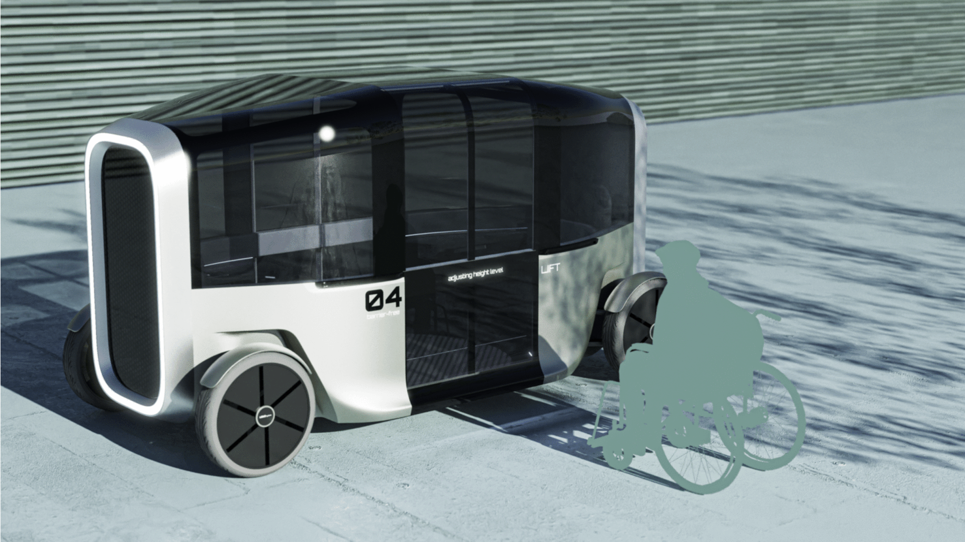 LIFT - Barrier-Free Vehicle Concept by Daniel Pokorný