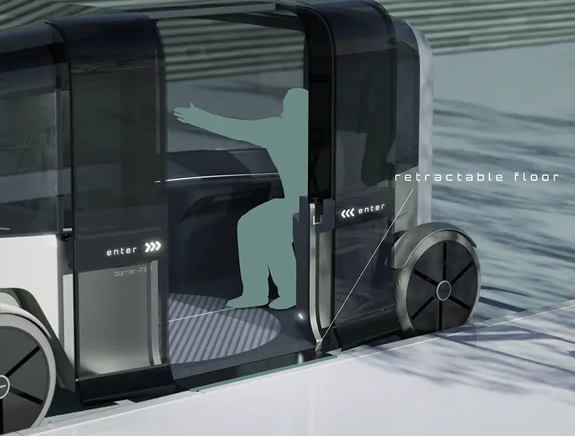 LIFT - Barrier-Free Vehicle Concept by Daniel Pokorný