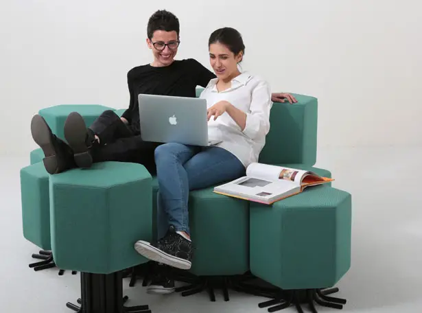Lift-Bit IoT Sofa Allows You to Make Different Configurations Simply by Hovering Your Hand Over The Seat