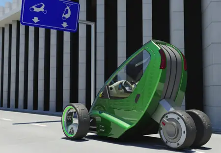 LIFT Car Concept : Hang Your Car in The Parking Lots