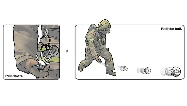 Light Ball Concept for Firemen