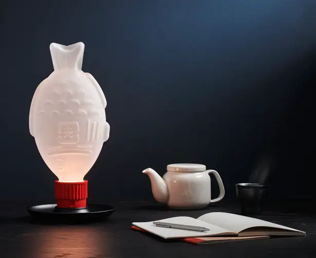 Light Soy - Premium Glass Lamp by Heliograf
