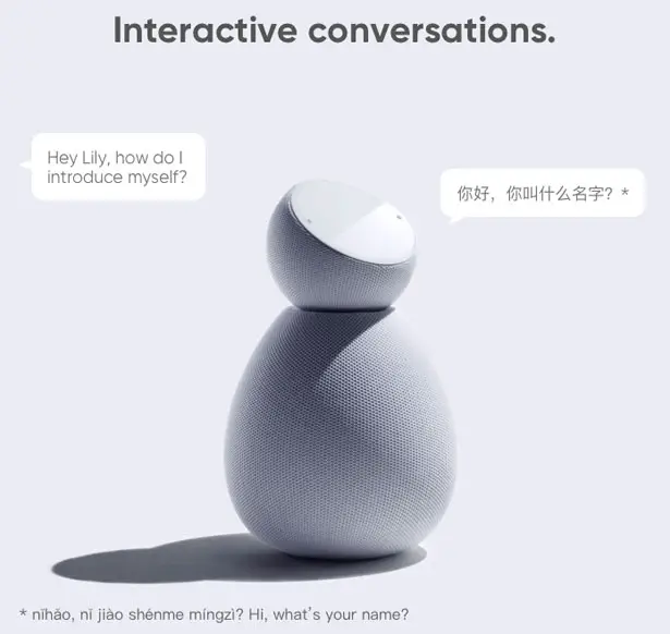 Lily Smart Speaker Teaches You Chinese through Interactive Conversation
