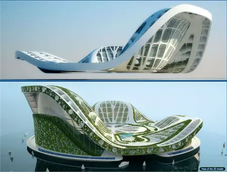 lilypads futuristic floating ecopolis