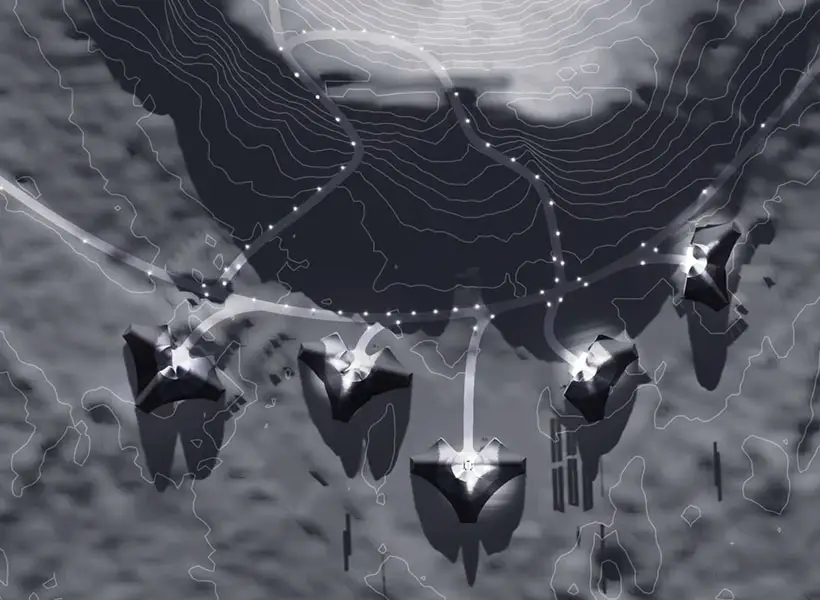 LINA - The First Human Foothold on The Moon by AI SpaceFactory