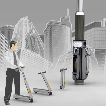 Link Urban Modular Scooter System for Better Environment