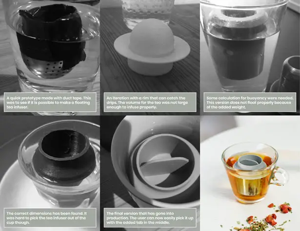 LIPPA Floating Tea Infuser by Brian Khouw