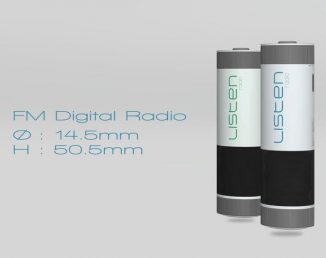 Listen Tiny Electric Radio is The Same Size as a Standard AA Battery