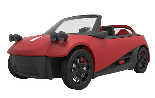 LM3D Swim 3D Printed Car Series from Local Motors