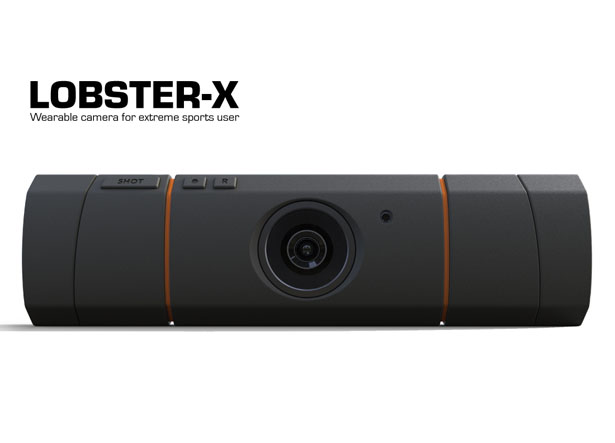 Lobster-X Wearable Camera for Extreme Sports Users by Soohun Jung