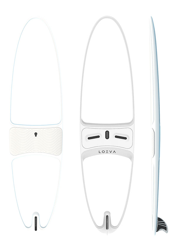 Loeva Le StandUp Transparent Paddle Board