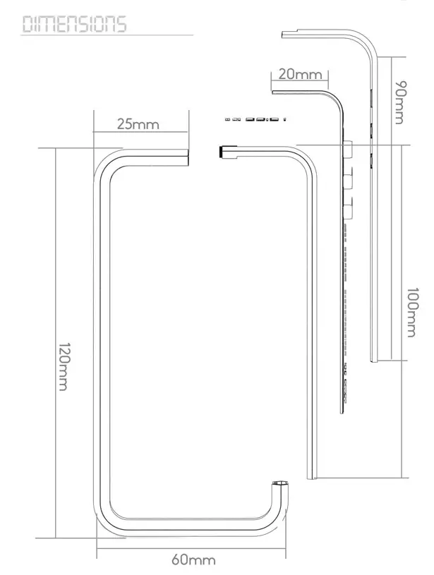 Log Digital iPhone Bumper by Subinay Malhotra