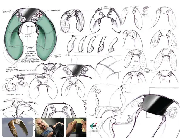 Logitech Helix Z1 Gaming Controller Concept by Steven Wang