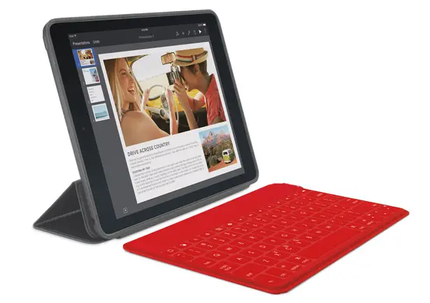 Logitech Keys-to-Go Ultra Thin Bluetooth Keyboard for iPad Air