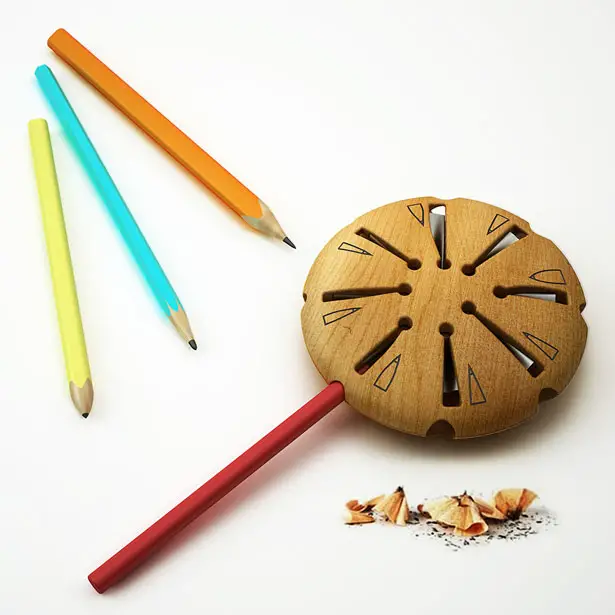 Lollypop Pencil Sharpener by Hakan Gürsu of Designnobis