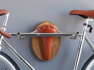 Longhorn Bicycle Rack Displays Your Bike Like a Trophy