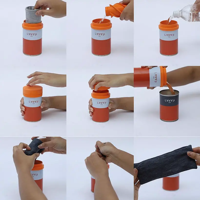 Looop Can - A Cleaning Kit for Washing Reusable Mensuration Pads by Kara Wong