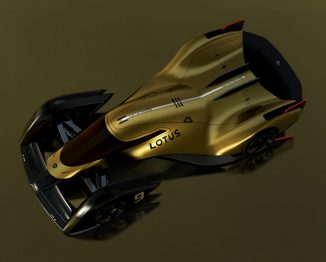 Lotus E-R9 Race Car Runs on Advanced Electric Drivetrain Powering Each Wheel Independently