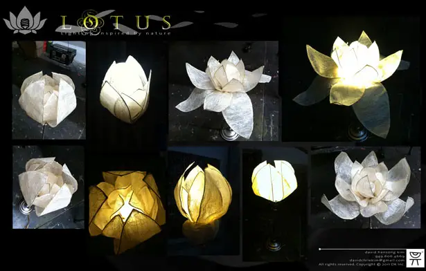 Lotus Lamp by Hansong Kim