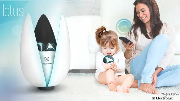 Lotus Air Purifier with Portable Air Balls for Some Specific Tasks