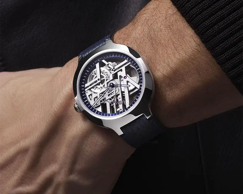 Louis Vuitton Voyager Skeleton Watch