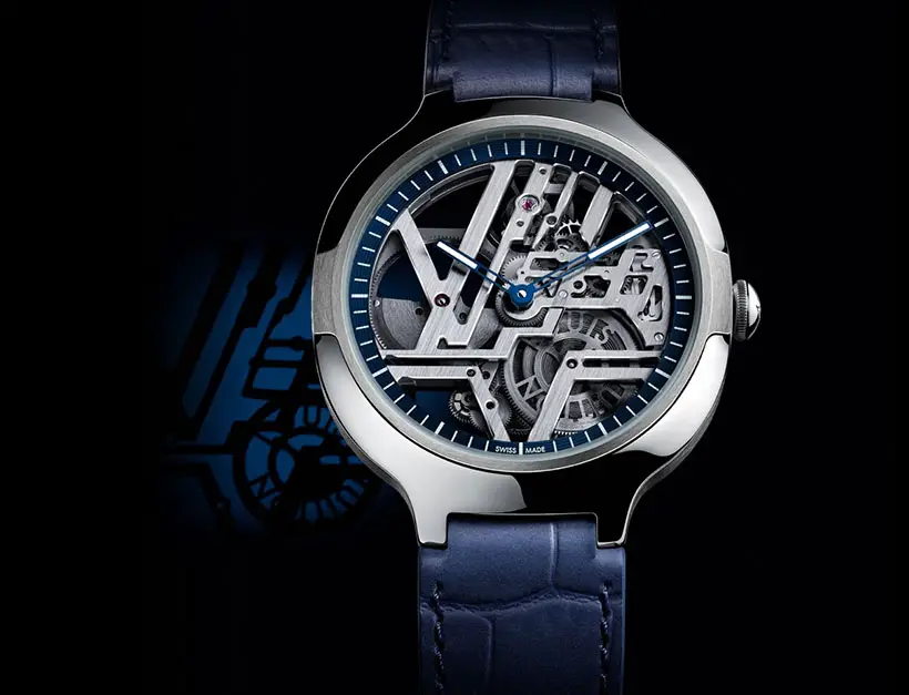 Louis Vuitton Voyager Skeleton Watch