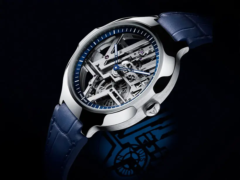 Louis Vuitton Voyager Skeleton Watch