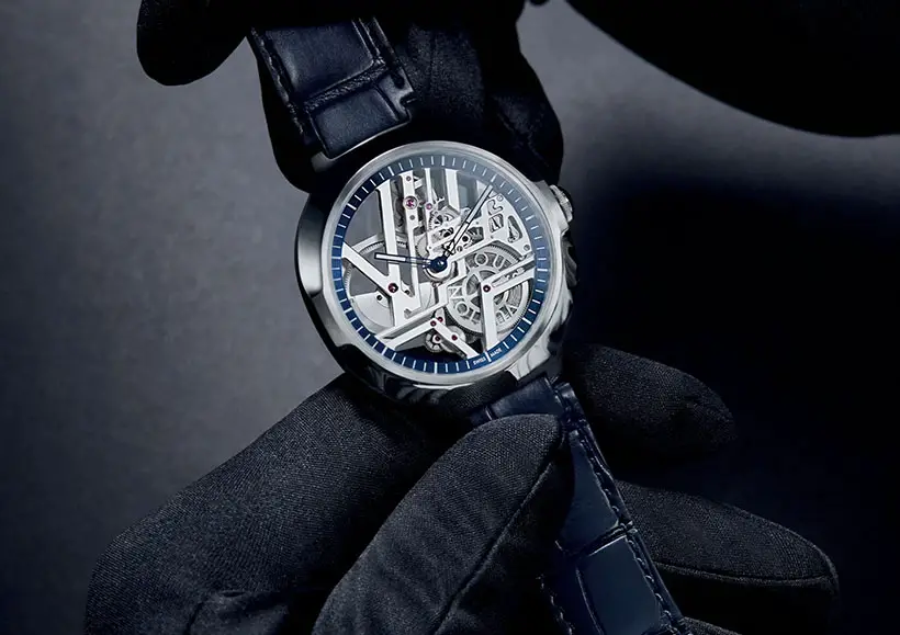 Louis Vuitton Voyager Skeleton Watch