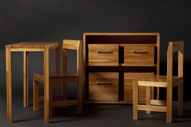 Ludovico Furniture Set by Claudio Sibille