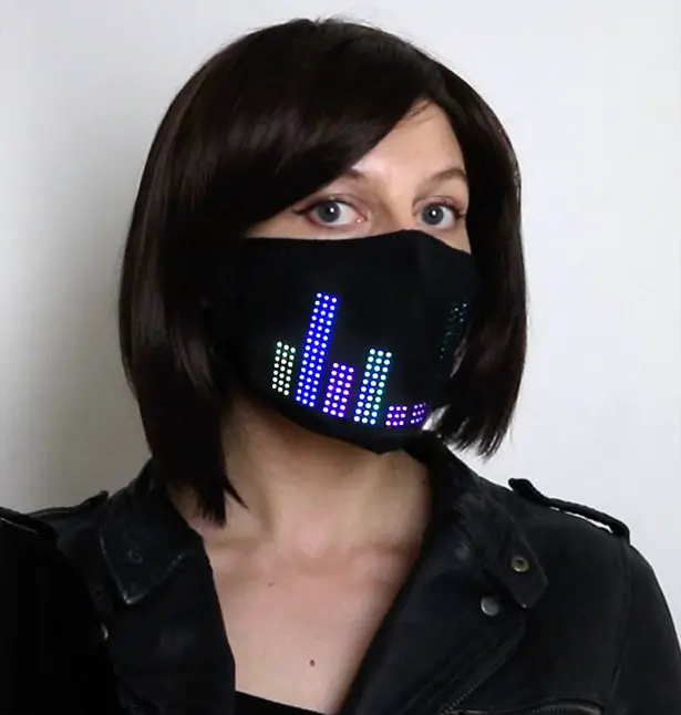 Lumen Couture LED Matrix Face Mask