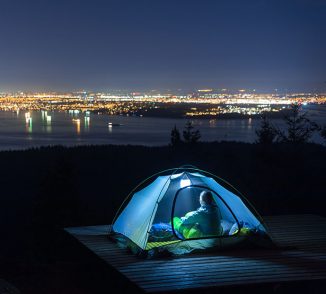 LuminAID Inflatable Solar Powered Lantern to Stay Prepared On-The-Road and at Home