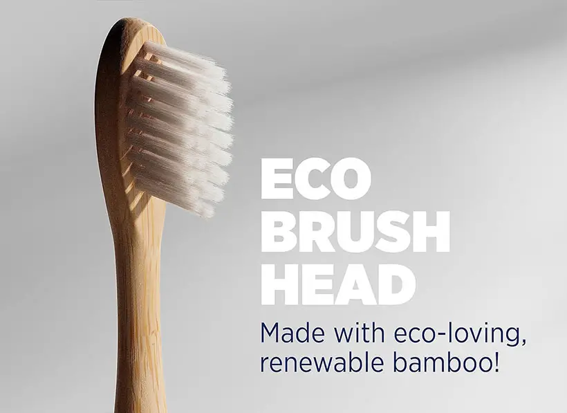 Lumineux Electric Toothbrush with Super Soft Bamboo Tooth Brush Head