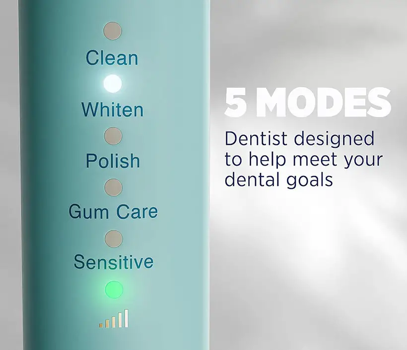 Lumineux Electric Toothbrush with Super Soft Bamboo Tooth Brush Head