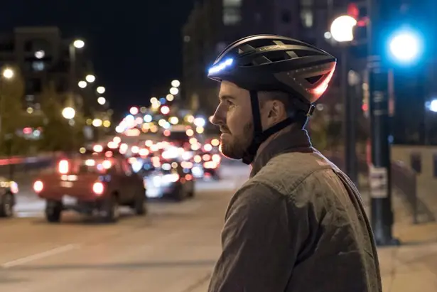 Lumos Smart Bike Helmet with Wireless Turn Signal