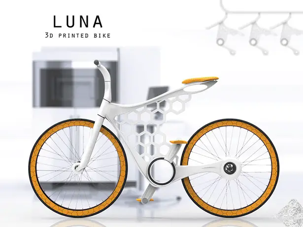 Luna 3D printed Bicycle by Omer Sagiv