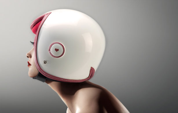 Luxy Vespa Helmet by Daniel Don Chang