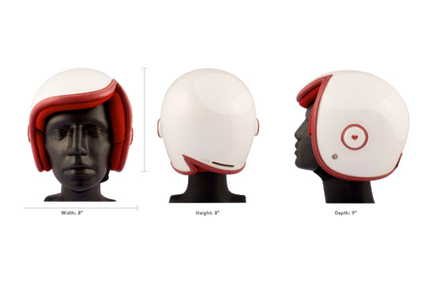 Luxy Vespa Helmet by Daniel Don Chang