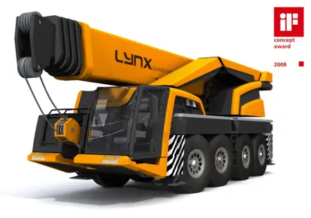 Lynx Mobile Crane Concept by Jiri Kubec